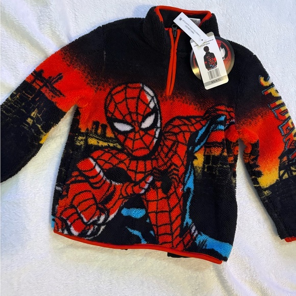 Marvel Spider-Man Kids Costume Jacket - Black and Red - Picture 7 of 12